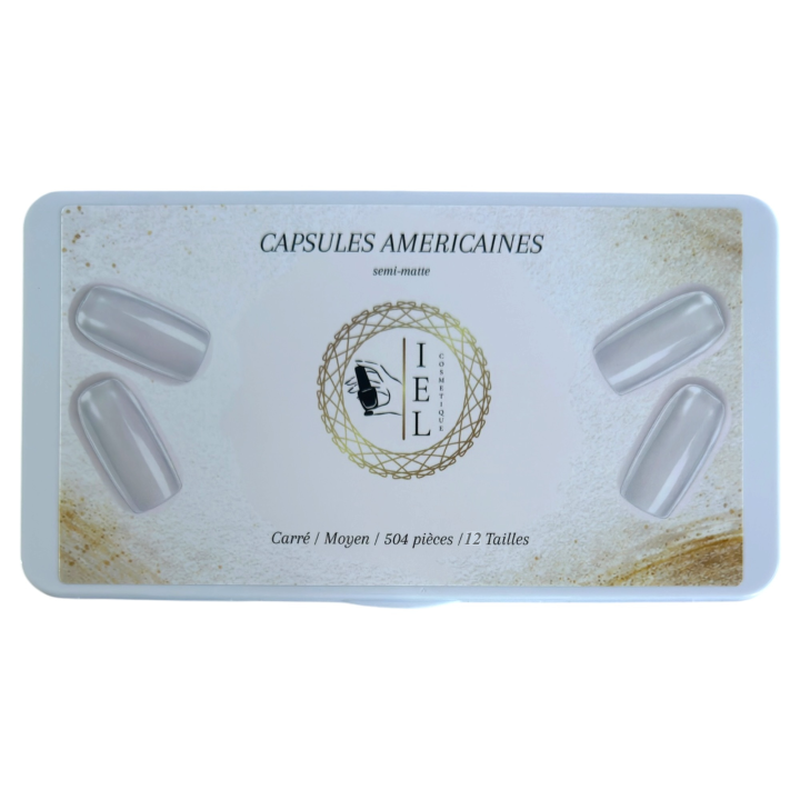 Capsules Américaines Carré Moyen 504 pièces | IEL Cosmetique