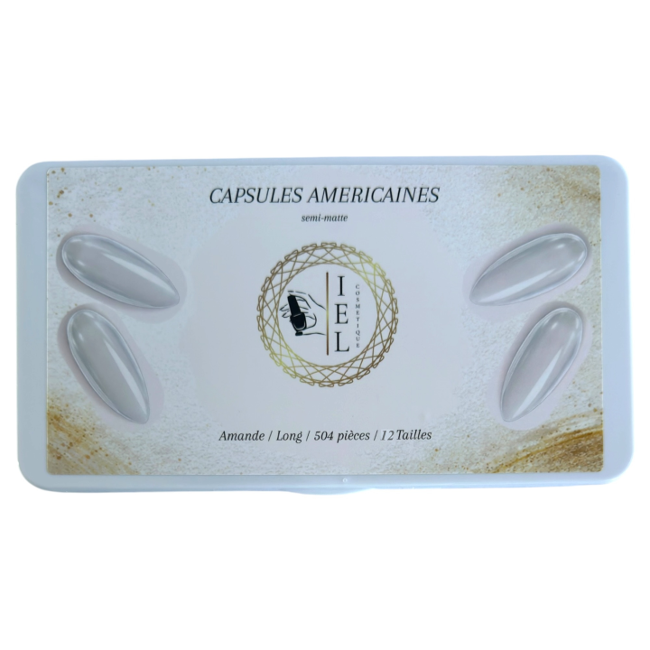 Capsules Américaines Amande Long 504 pièces | IEL Cosmetique