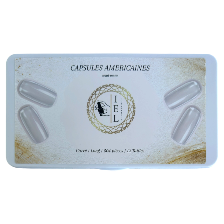 Capsules Américaines Carré Long 504 pièces | IEL Cosmetique