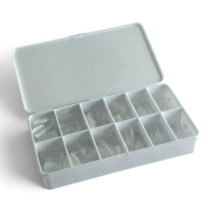 Full-Cover-Nageltips Coffin Lang 504 Stück | IEL Cosmetique