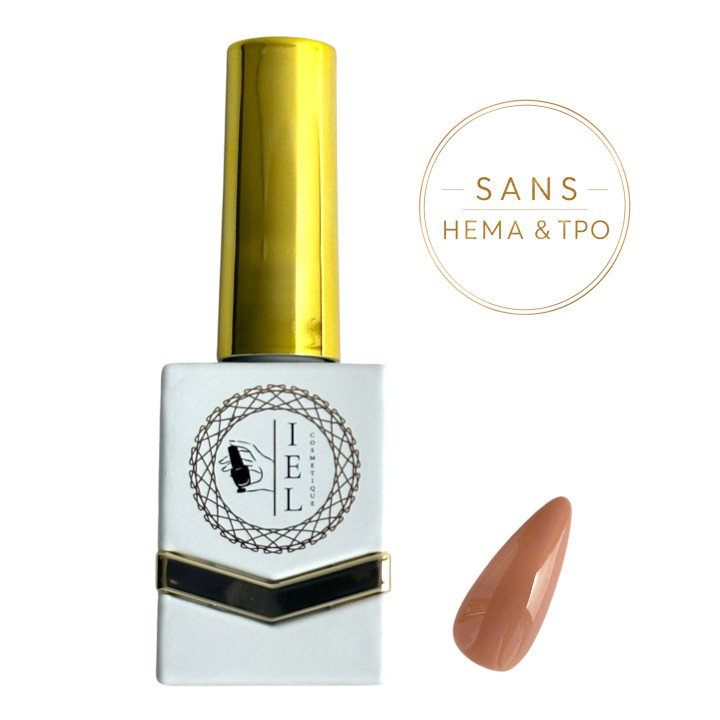 Nude Vernis Semi-Permanent UV/LED 10 ml | Sans HEMA & TPO | IEL Cosmetique
