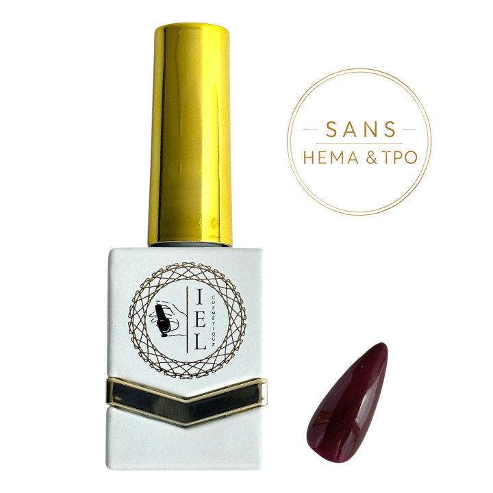 Rouge Noir – Vernis Semi-Permanent Rouge Noir 10 ml | IEL Cosmetique