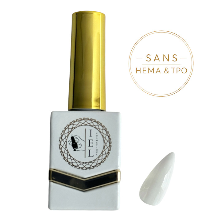 White – Vernis Semi-Permanent Blanc 10 ml | Sans HEMA & TPO | IEL Cosmetique