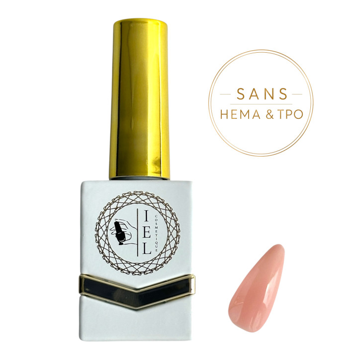 Natural Pink – UV/LED Soak-off-Lack Natürlicher Rosaton 10 ml | Ohne HEMA & TPO | IEL Cosmetique