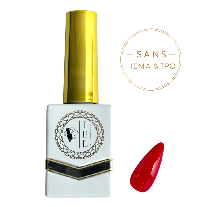 Passion – Roter UV/LED-Nagellack 10 ml | Ohne HEMA & TPO | IEL Cosmetique